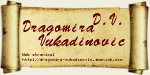 Dragomira Vukadinović vizit kartica